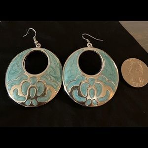 Turquoise color earrings